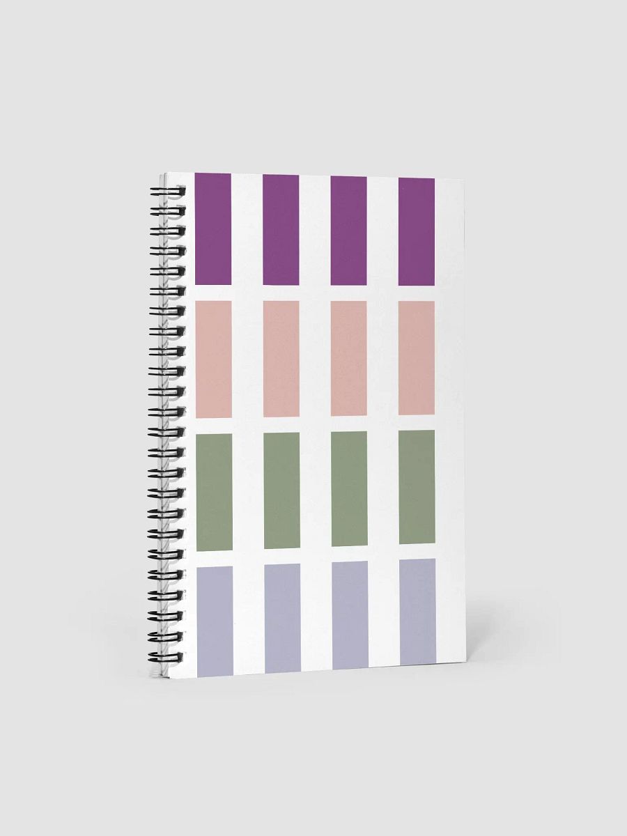 Contrasting Colores Rectangle Patterns Spiral Notebook product image (1)