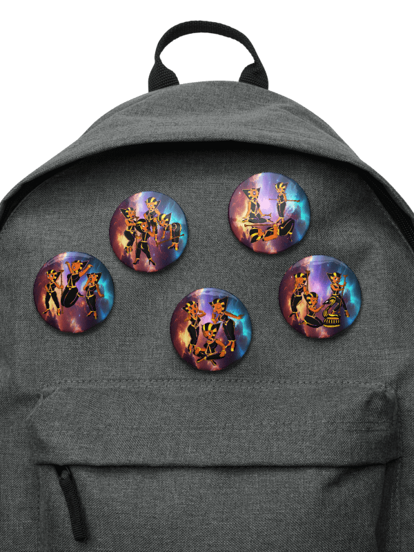 Ancient Egyptian Queen Pin Button Set product image (1)