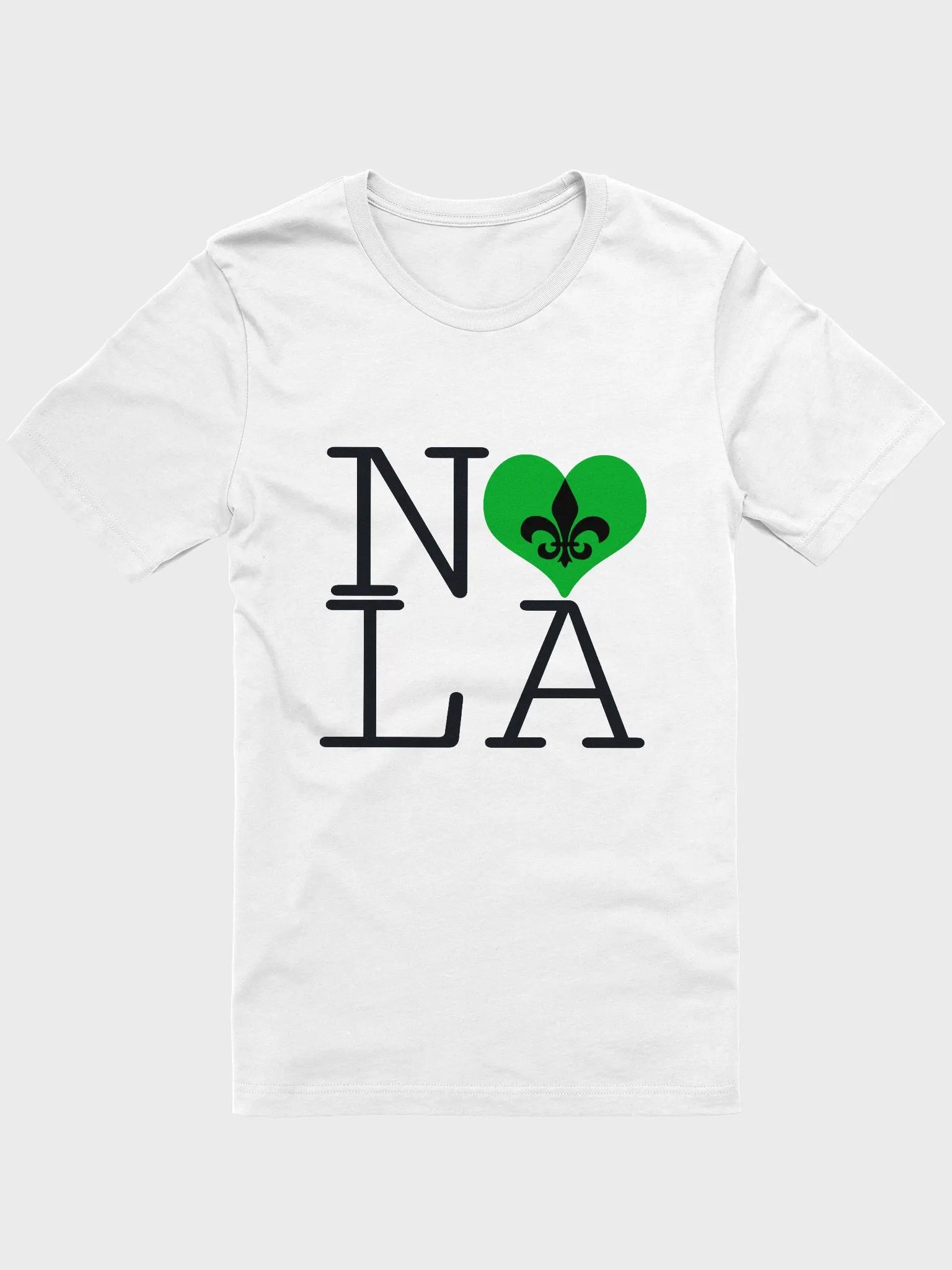 I LOVE NOLA **SUPERSOFT BIGSHOT TEE** (GREEN HEART) product image (6)