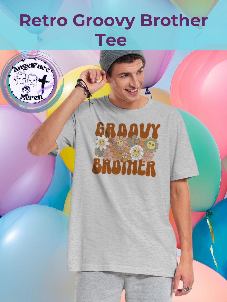 Retro Groovy Brother Tee product image (1)