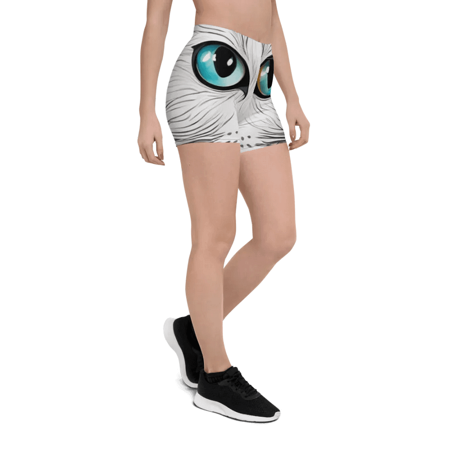 Whimsical Cat All-Over Print Shorts product image (7)