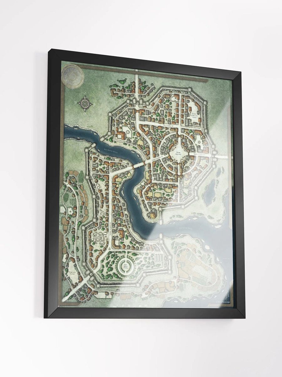 SHA'ALKHAR CITY FRAMED POSTER 16'' X 20'' product image (3)