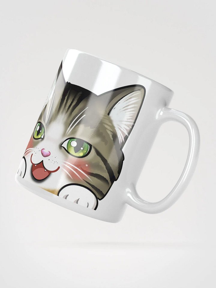 Cat Mug (White Glossy) product image (2)