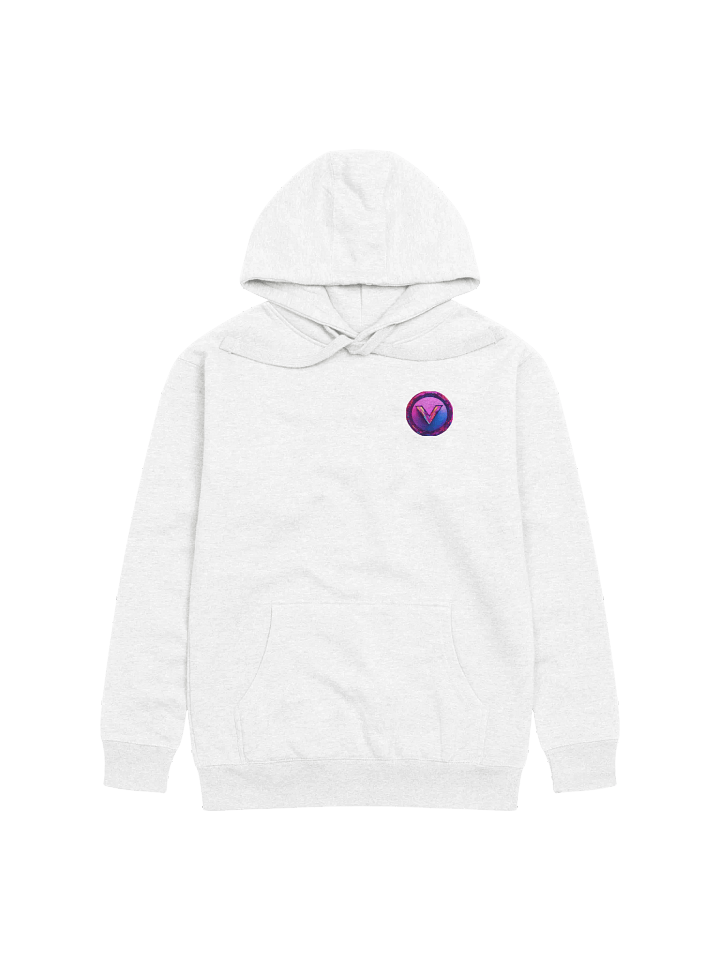 White Simplistic V Hoodie product image (1)