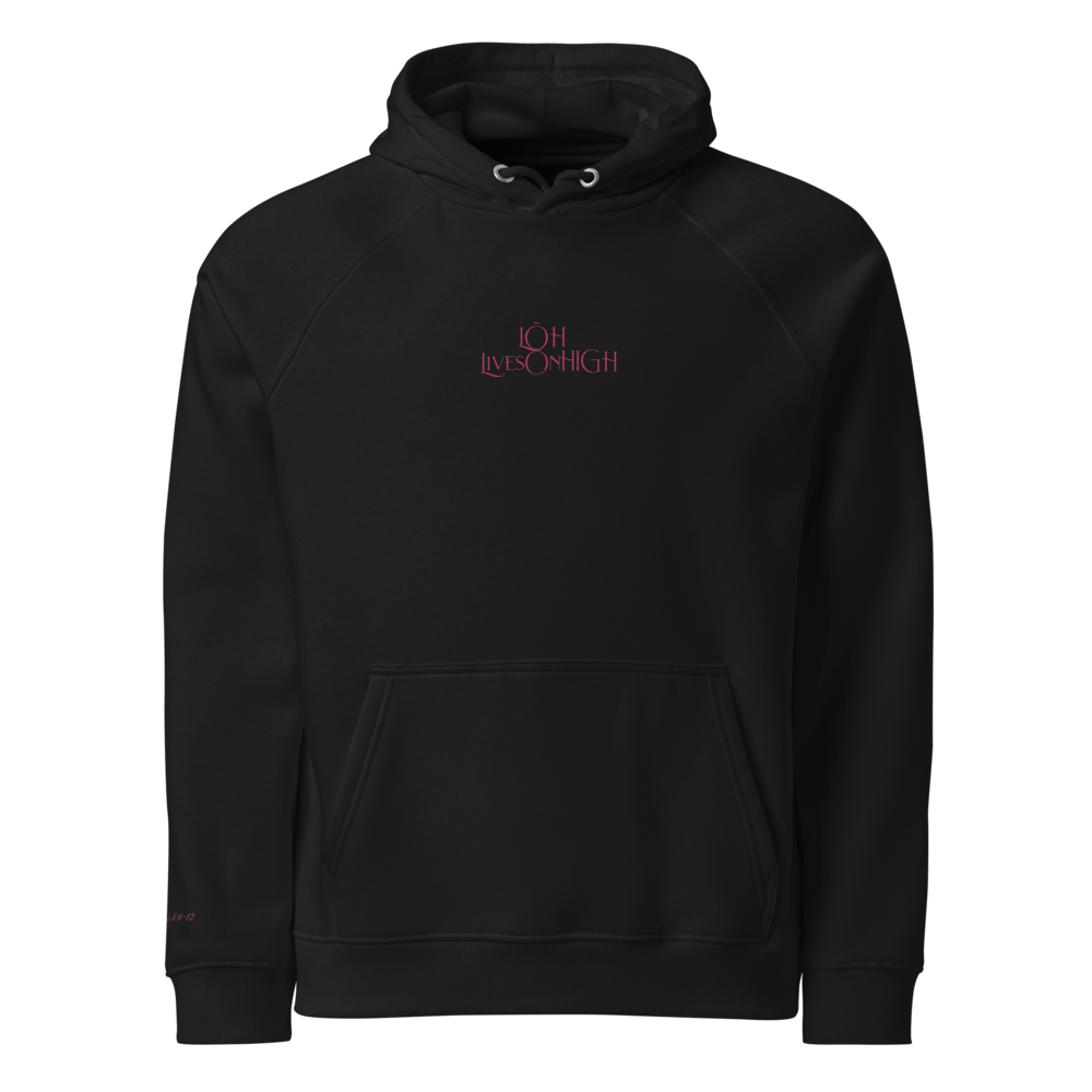 The Lives On HIGH | NEW CHAPTER | UNISEX Hoodie | Pink product image (3)