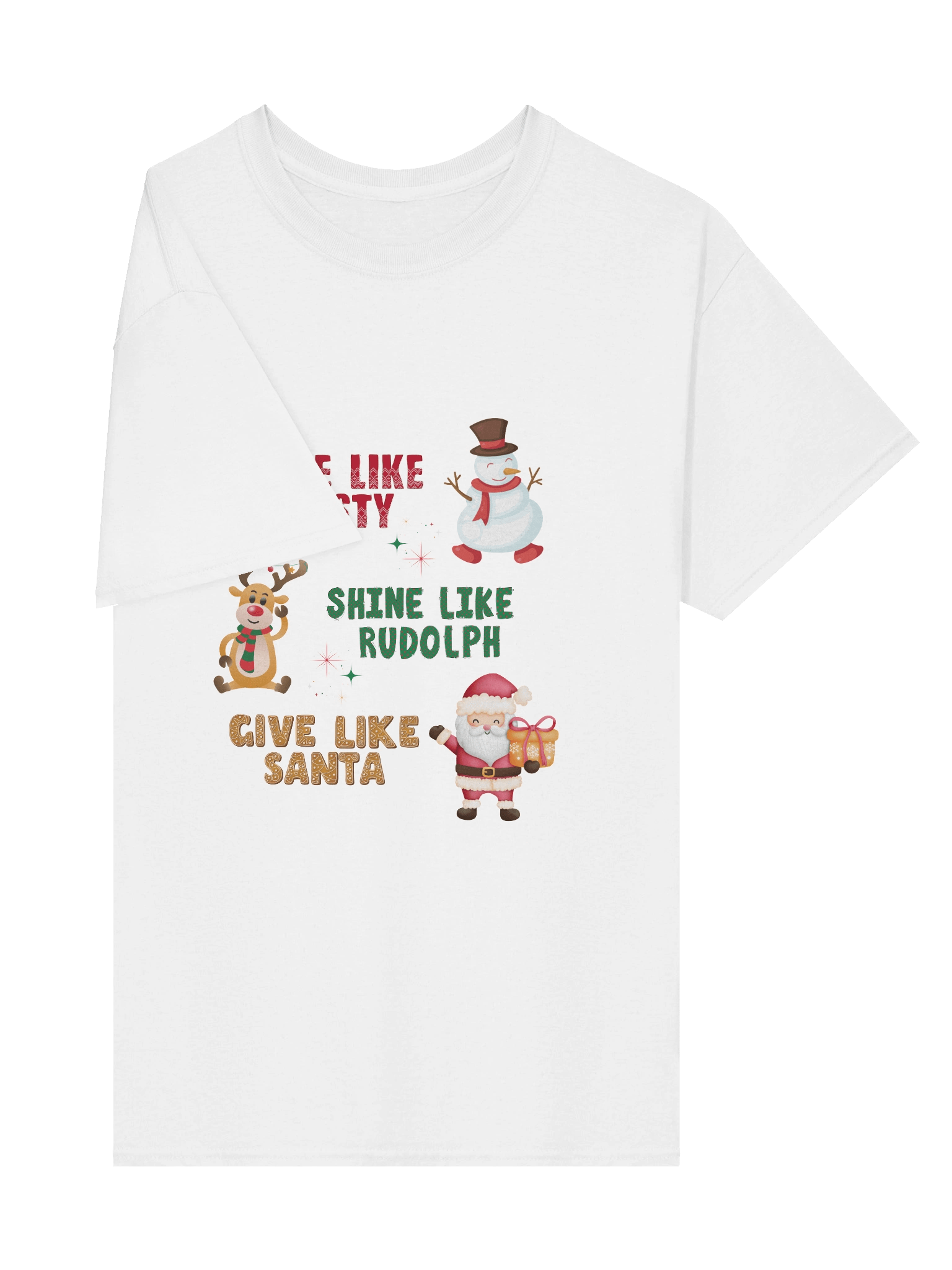 Frosty, Rudolph & Santa - UNISEX T-SHIRT product image (5)
