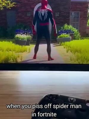 don't troll spider man in fortnite  #funny #random #fypシ゚viral #fyp #spiderman #fortnite 