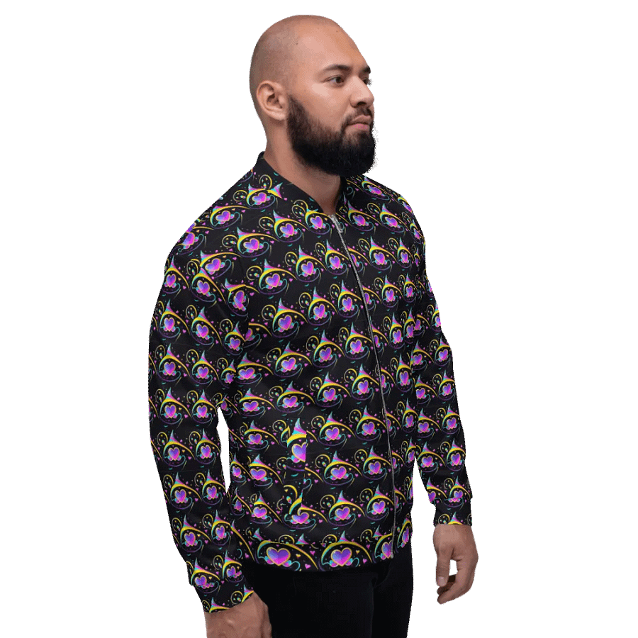 Valentines Heart All Over Print Jacket product image (5)