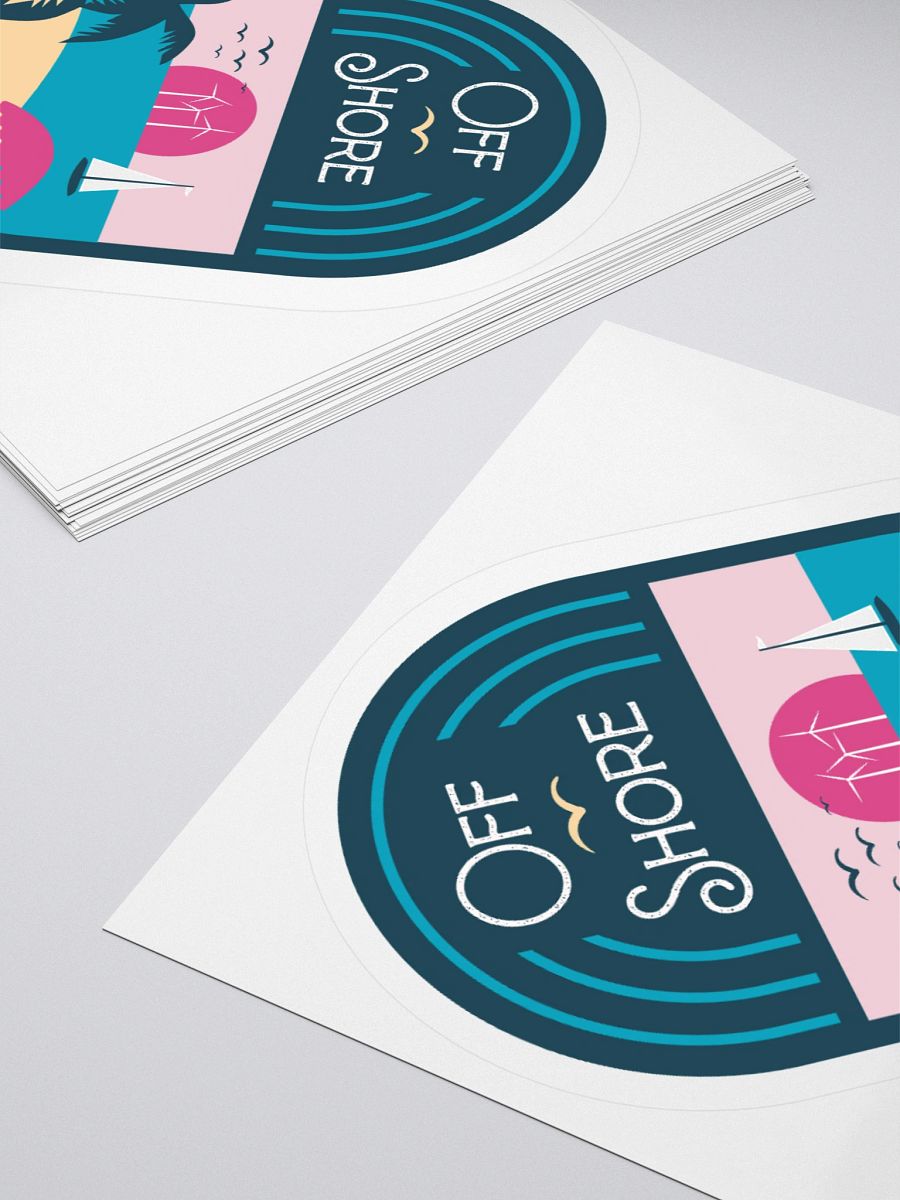 Offshore Vacay Sticker product image (4)