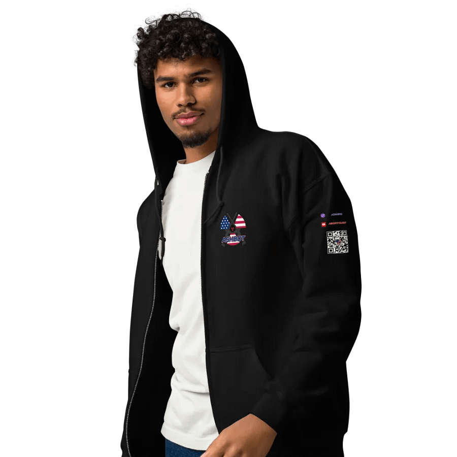 Ashbot Unisex Heavy Blend Zip Hoodie by Gildan product image (5)