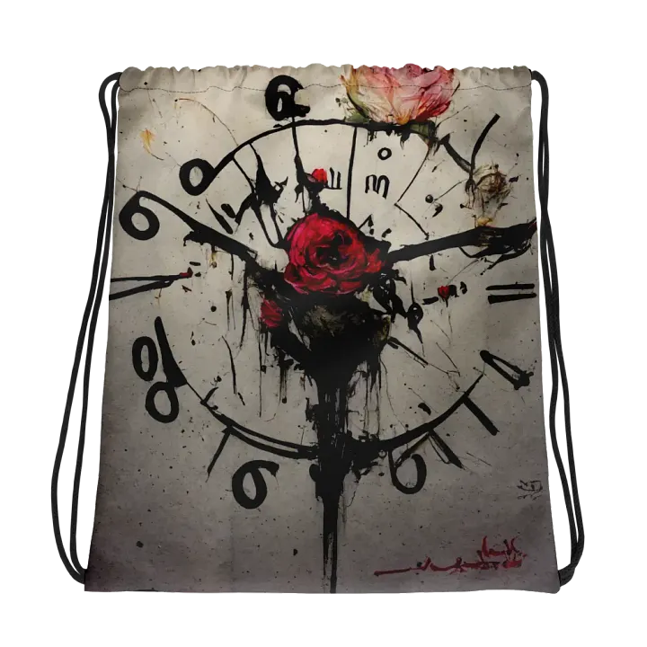 Eternal Bloom Drawstring Bag product image (1)