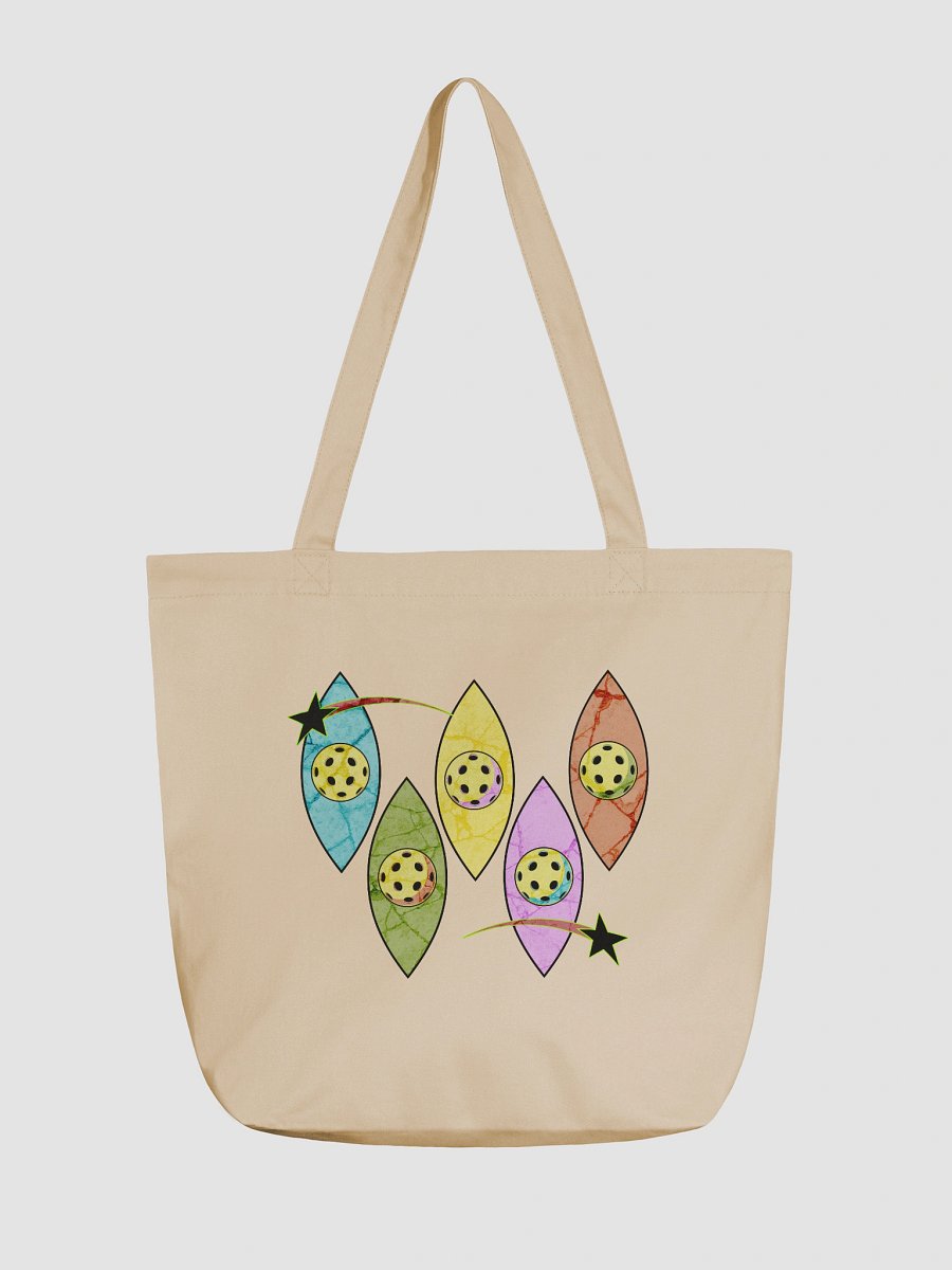 Mid Century Y2K Pickleball Ethereal Ellipse Eco Tote product image (5)