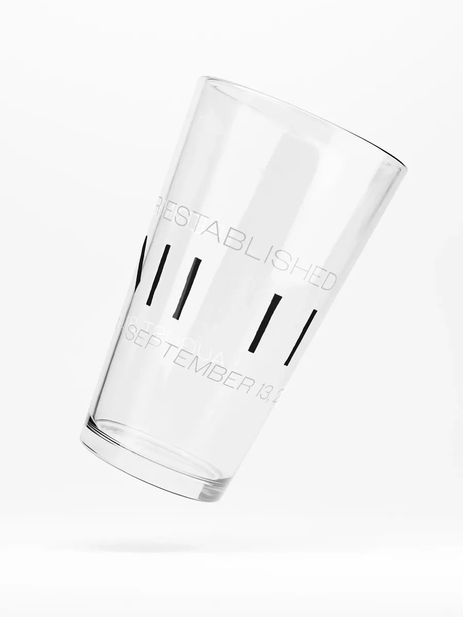 Perimeter | Pint Glass by Nik the Hat product image (6)