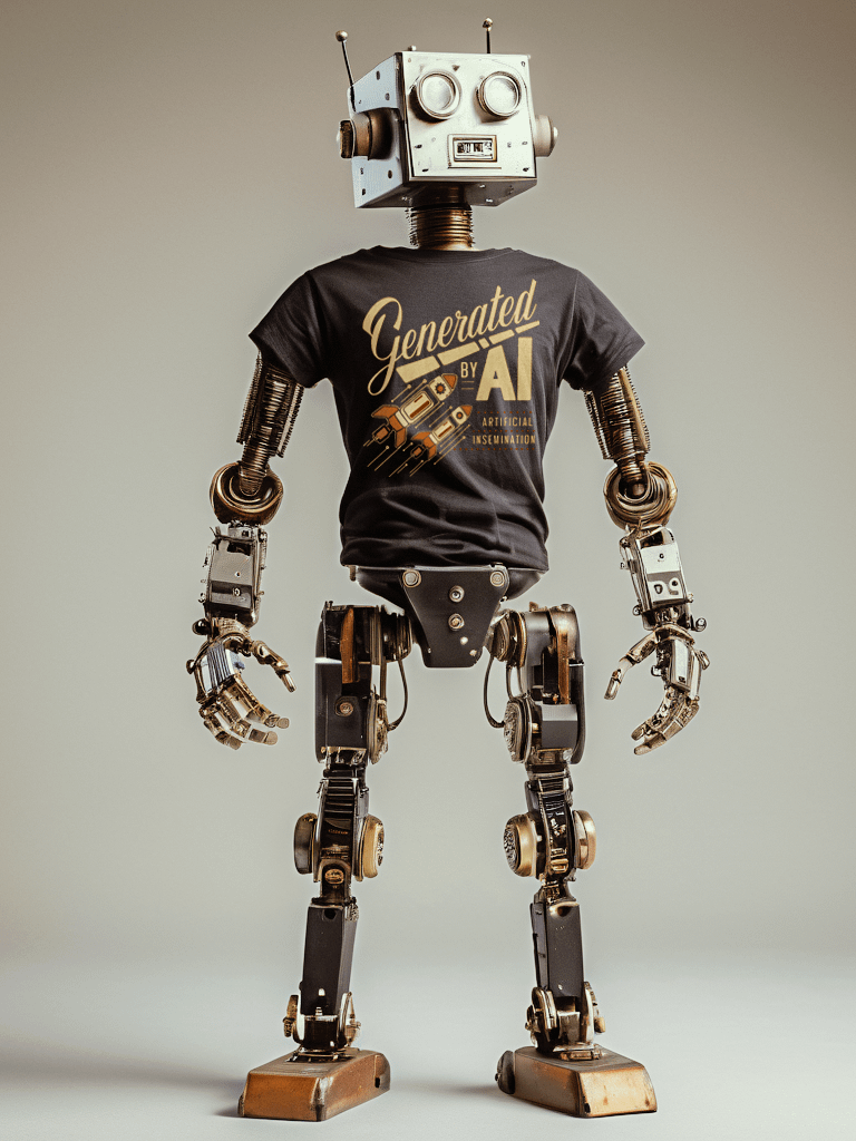 Generated by AI : Artificial Insemination Vintage T-Shirt Design product image (5)