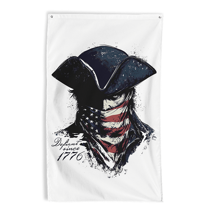 Defiant Wall Flag product image (1)
