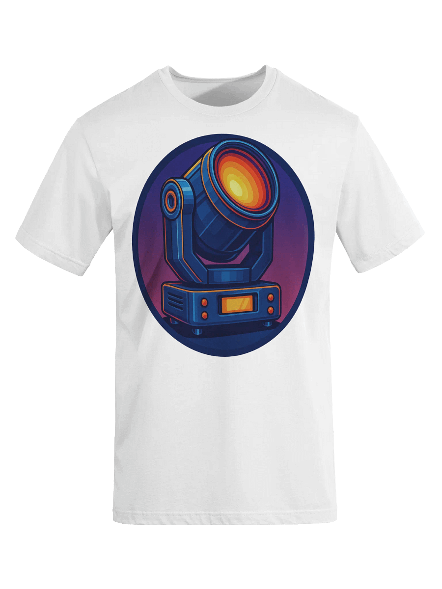 Theatrically Jerry: Colorful Mover Moving Head Light White T-Shirt product image (3)
