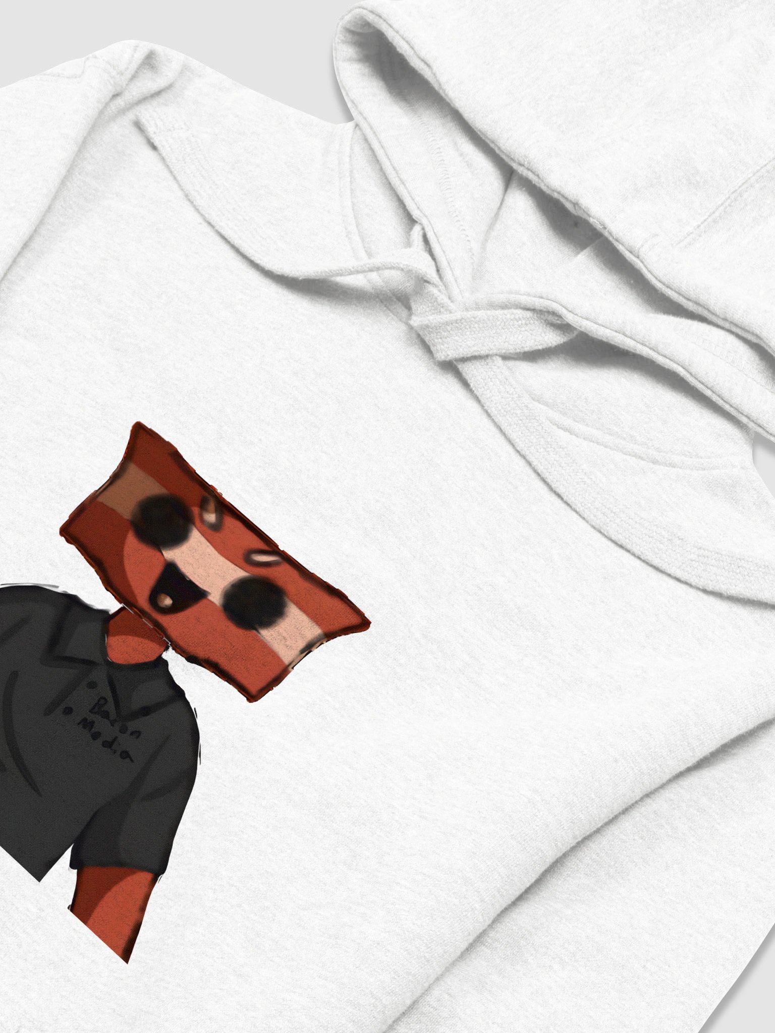 White Bacon Unisex Hoodie product image (3)