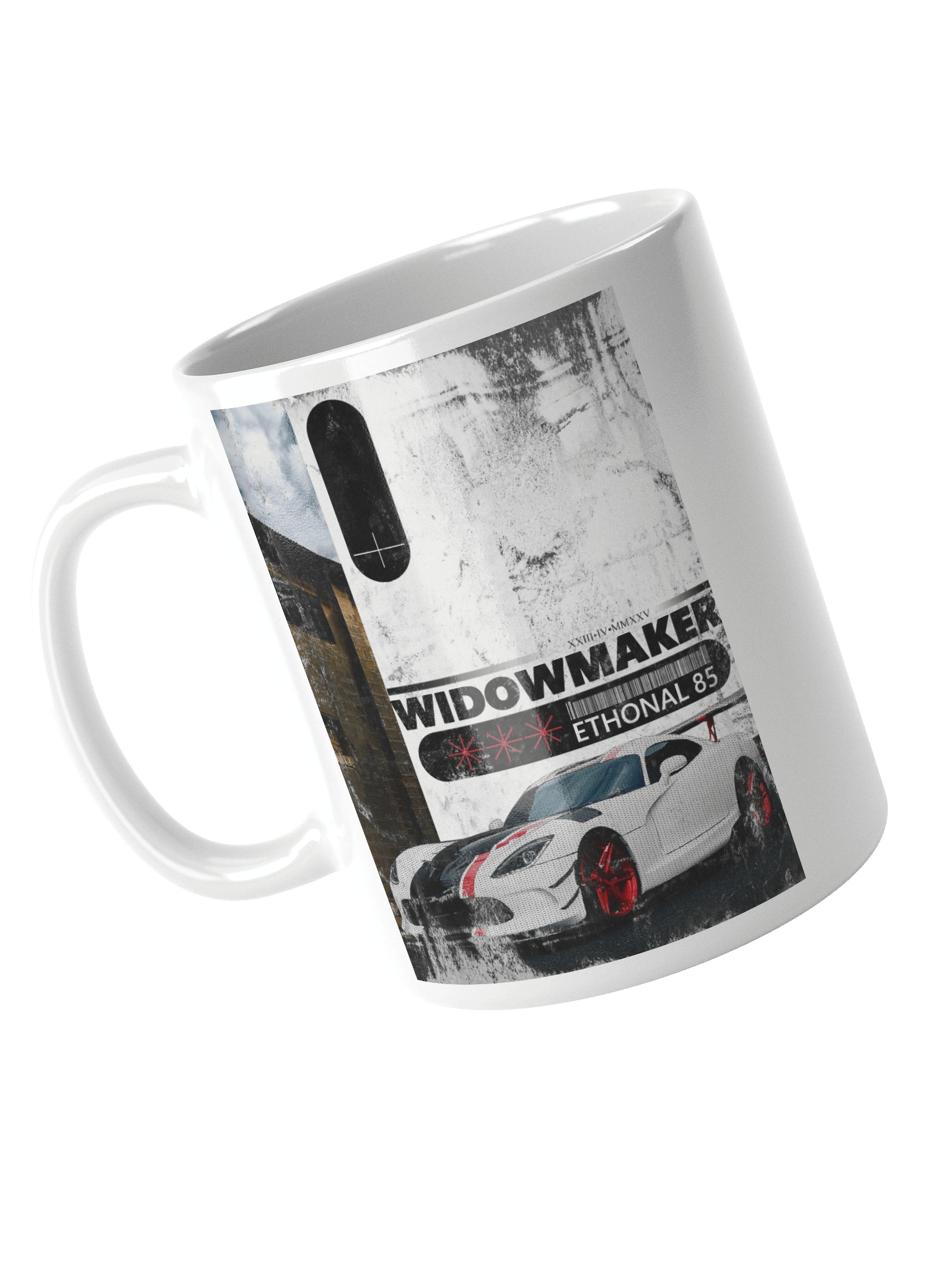 Widowmaker E85 Worn | White Glossy Mug product image (8)
