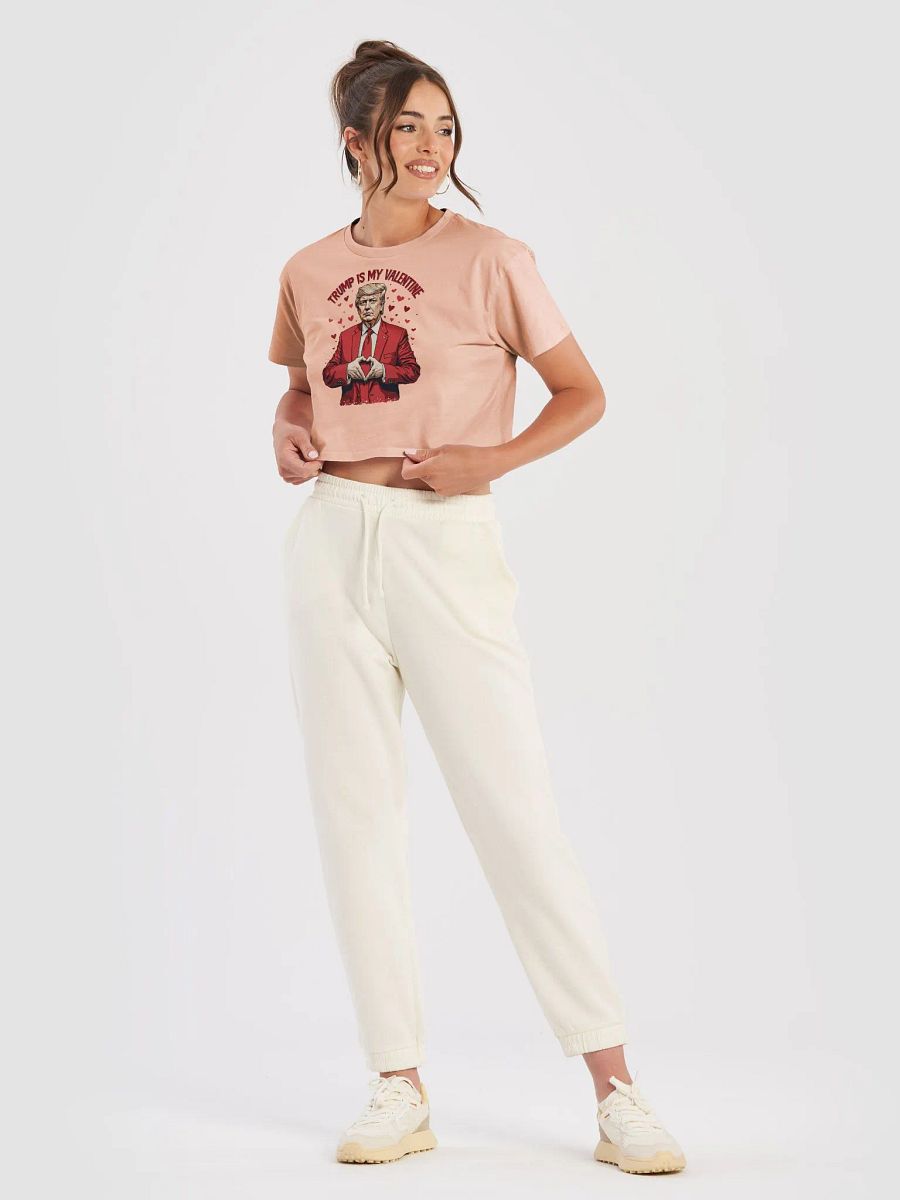 Trump Is My Valentine - Funny Valentine's Day Crop Top product image (5)