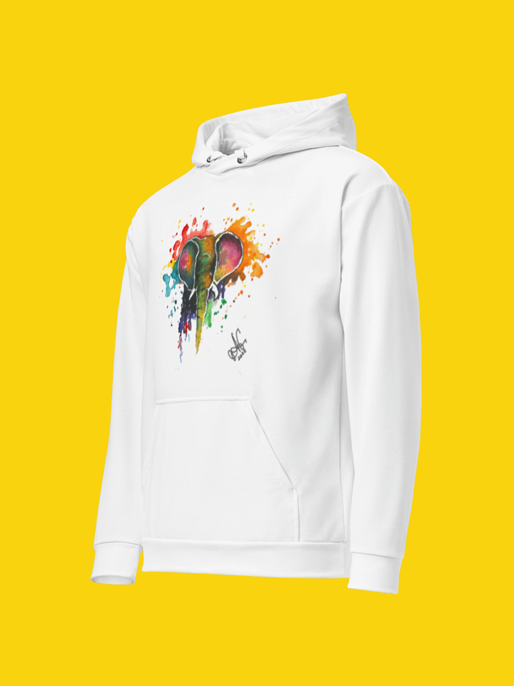 All-Over Print Recycled Unisex Hoodie ''Elefant'' | Anastasia Gracheva© product image (2)