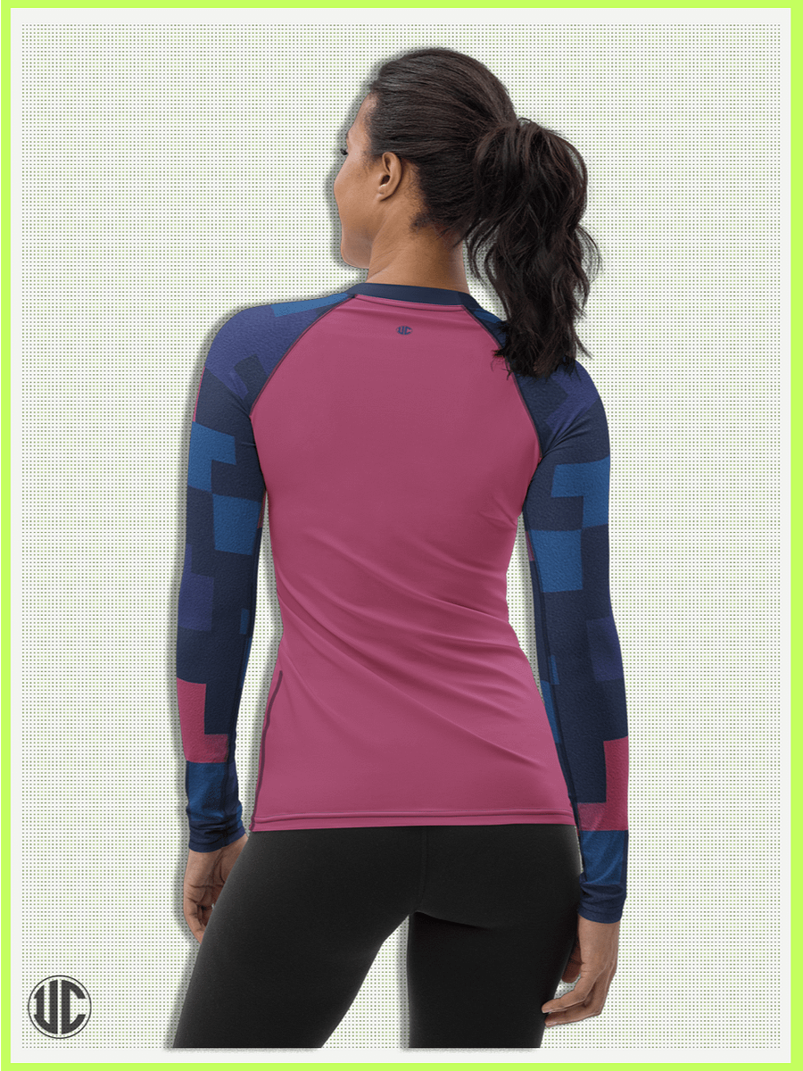 Jin’s Urban Digital Camo – Women’s Rash Guard product image (2)