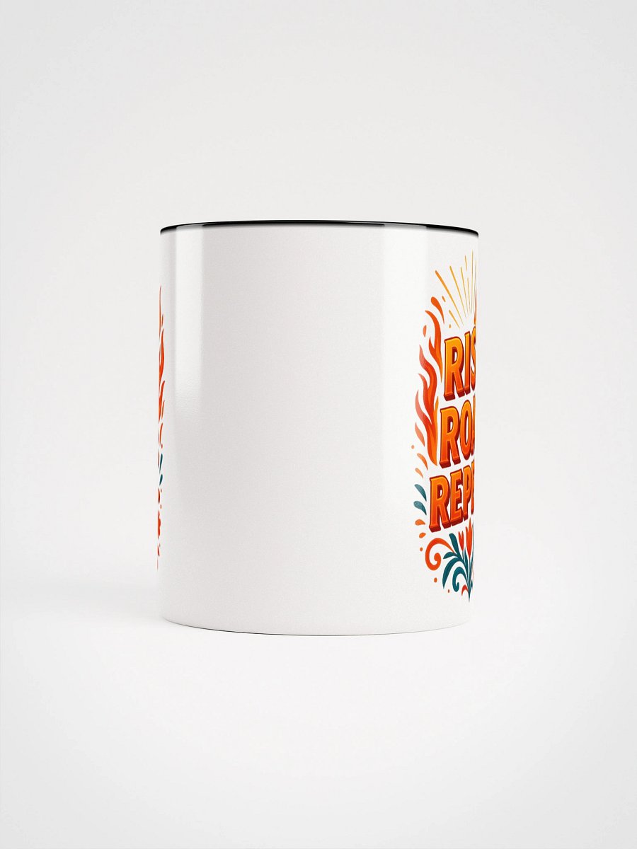 Rise. Roar. Repeat. Mug – Motivational Flame Coffee Cup product image (57)