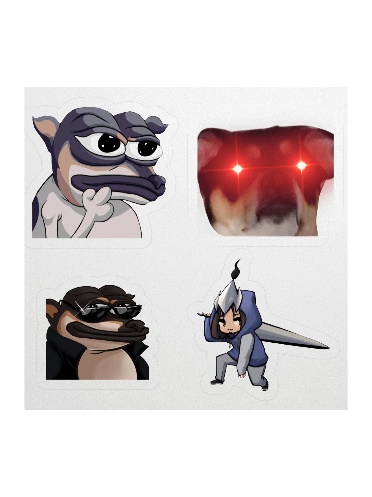 Cookie & Knight Prod Stickers product image (1)