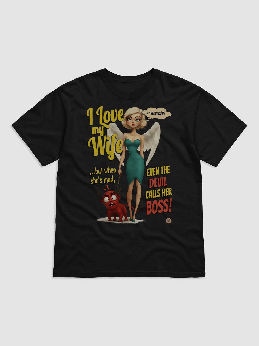 Even the Devil Calls Her Boss - Funny Wife T-Shirt product image (1)