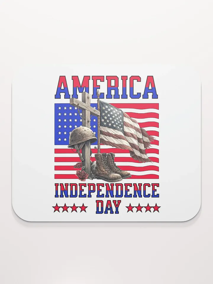 America Independence Day Patriotic Tribute Mouse Pad product image (1)