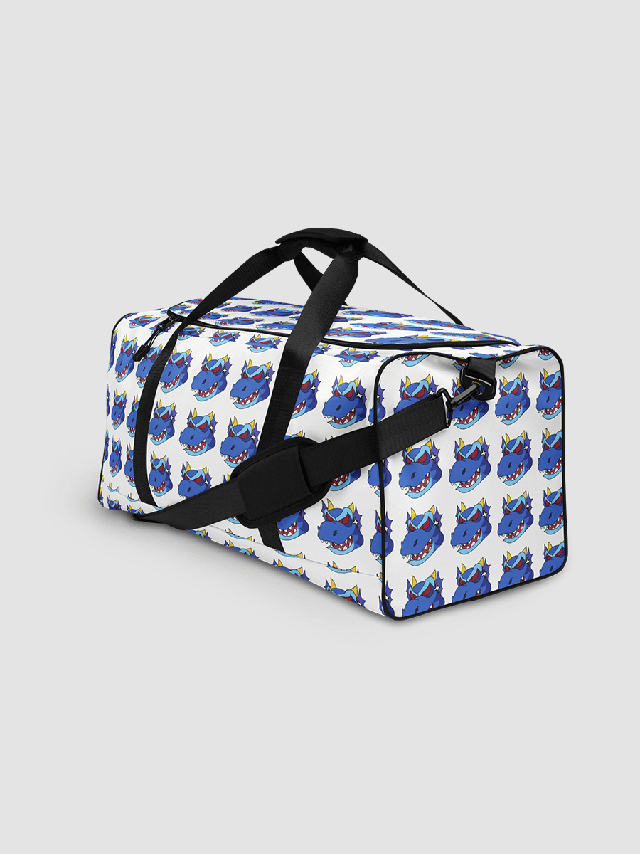 Angry Blue Dragon All-Over Print Duffle Bag product image (3)