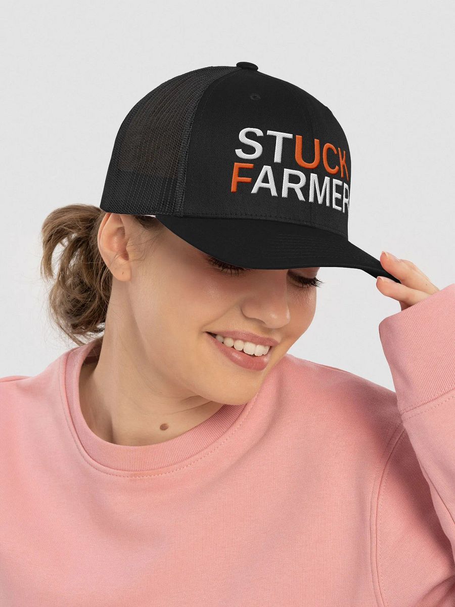 STUCK FARMER - Retro Trucker Hat product image (5)