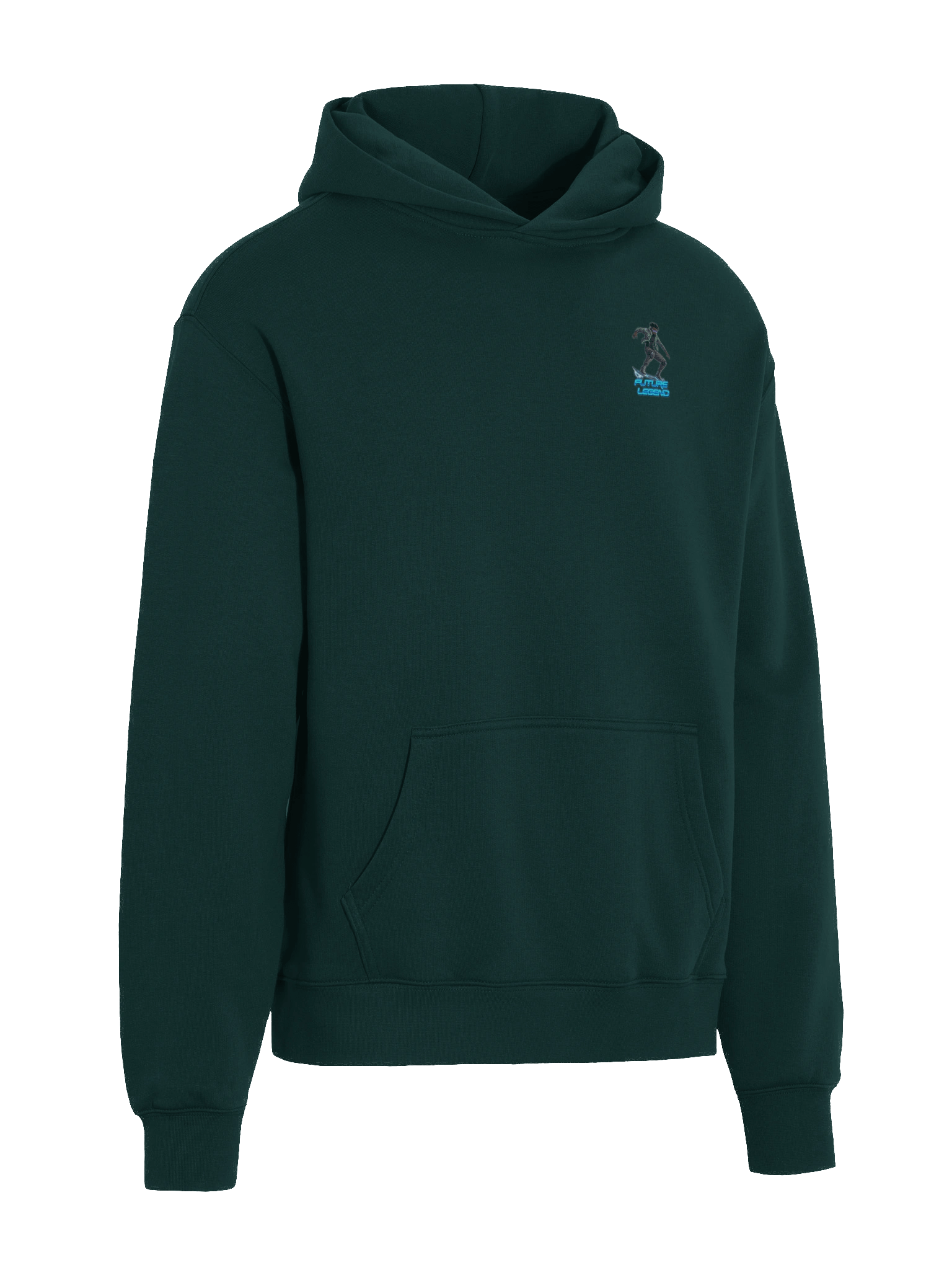 Future Legend Neon Skater Hoodie – Cyber Streetwear Graphic Hoodie for Teens & Young Adults product image (4)