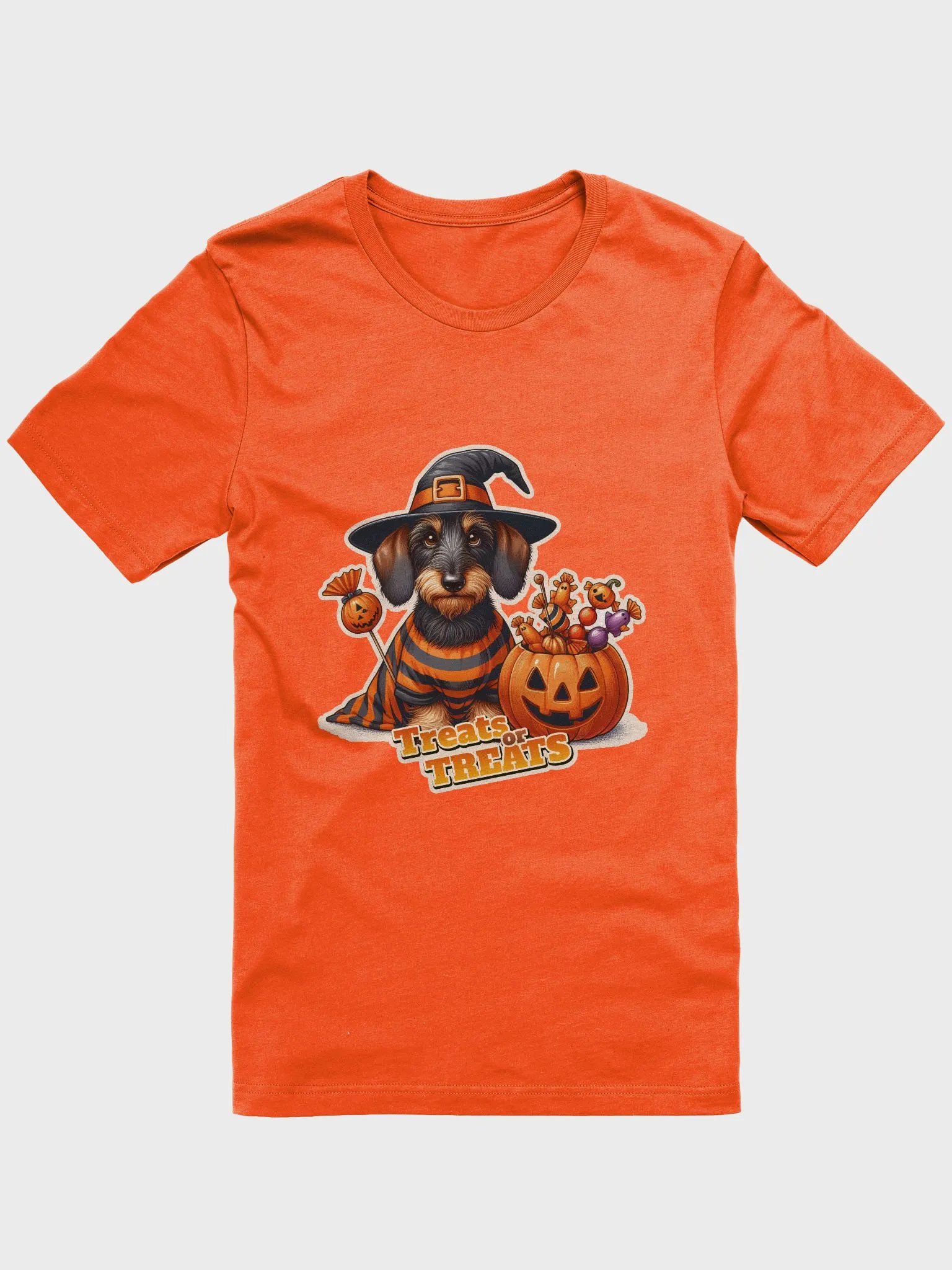 Dachshund Treat Halloween - T-Shirt product image (61)