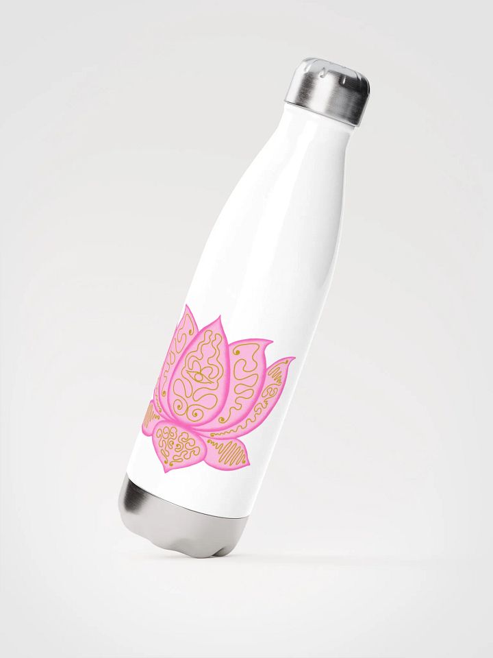 Golden Lotus Stainless Steel Water Bottle product image (2)
