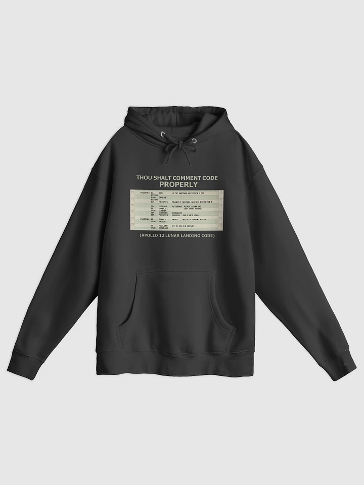 Thou Shalt Comment Code Properly Hoodie product image (1)