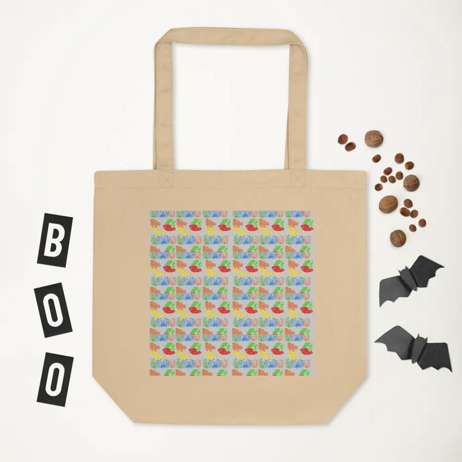 Blossom Grid Eco-Friendly Tote product image (5)