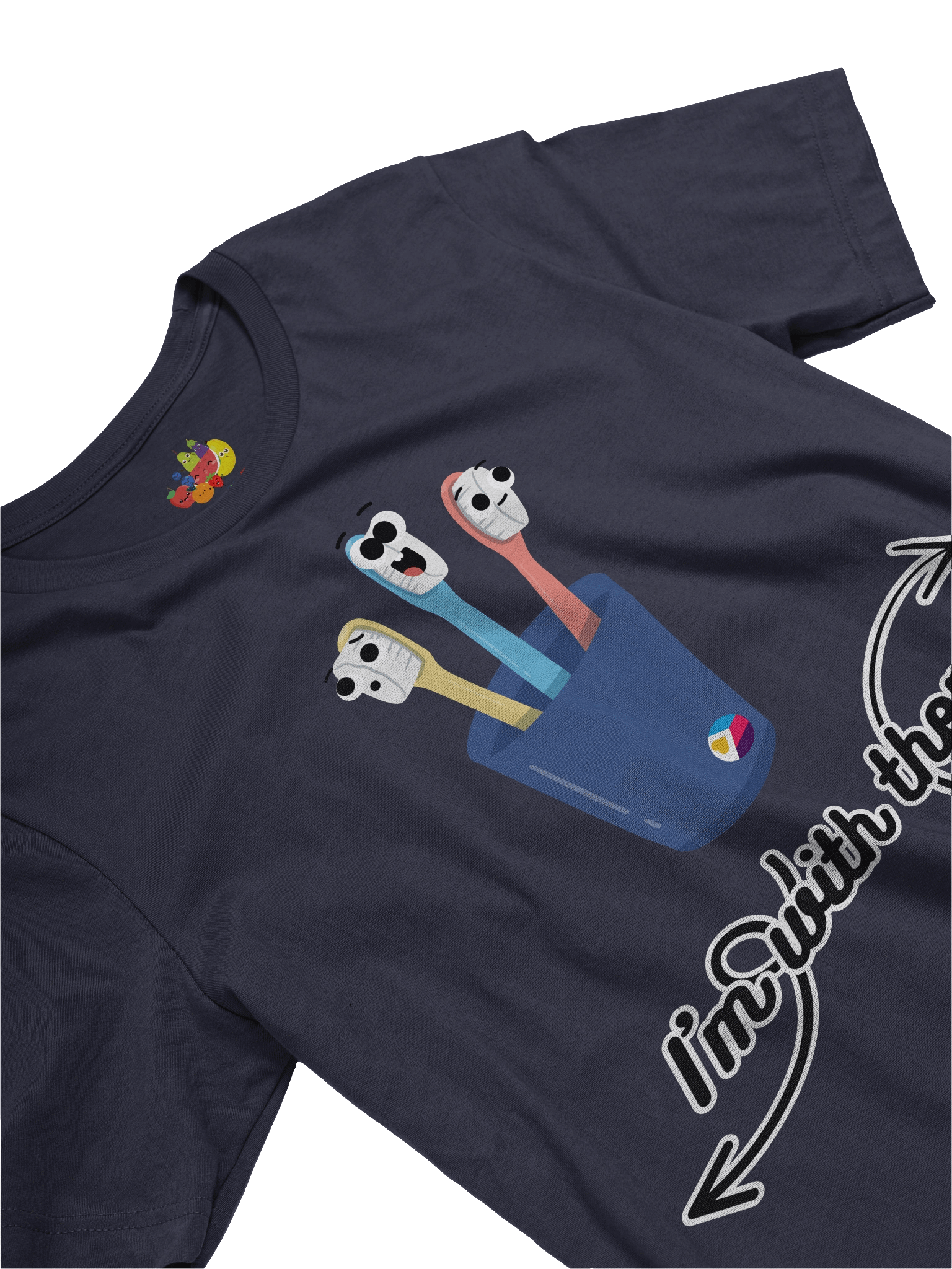 I'm with them Polyamory Pride Tee (Unisex) product image (3)