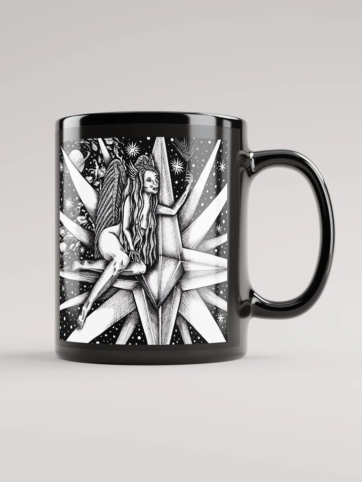 Virgo Zodiac, Black Glossy Mug product image (2)