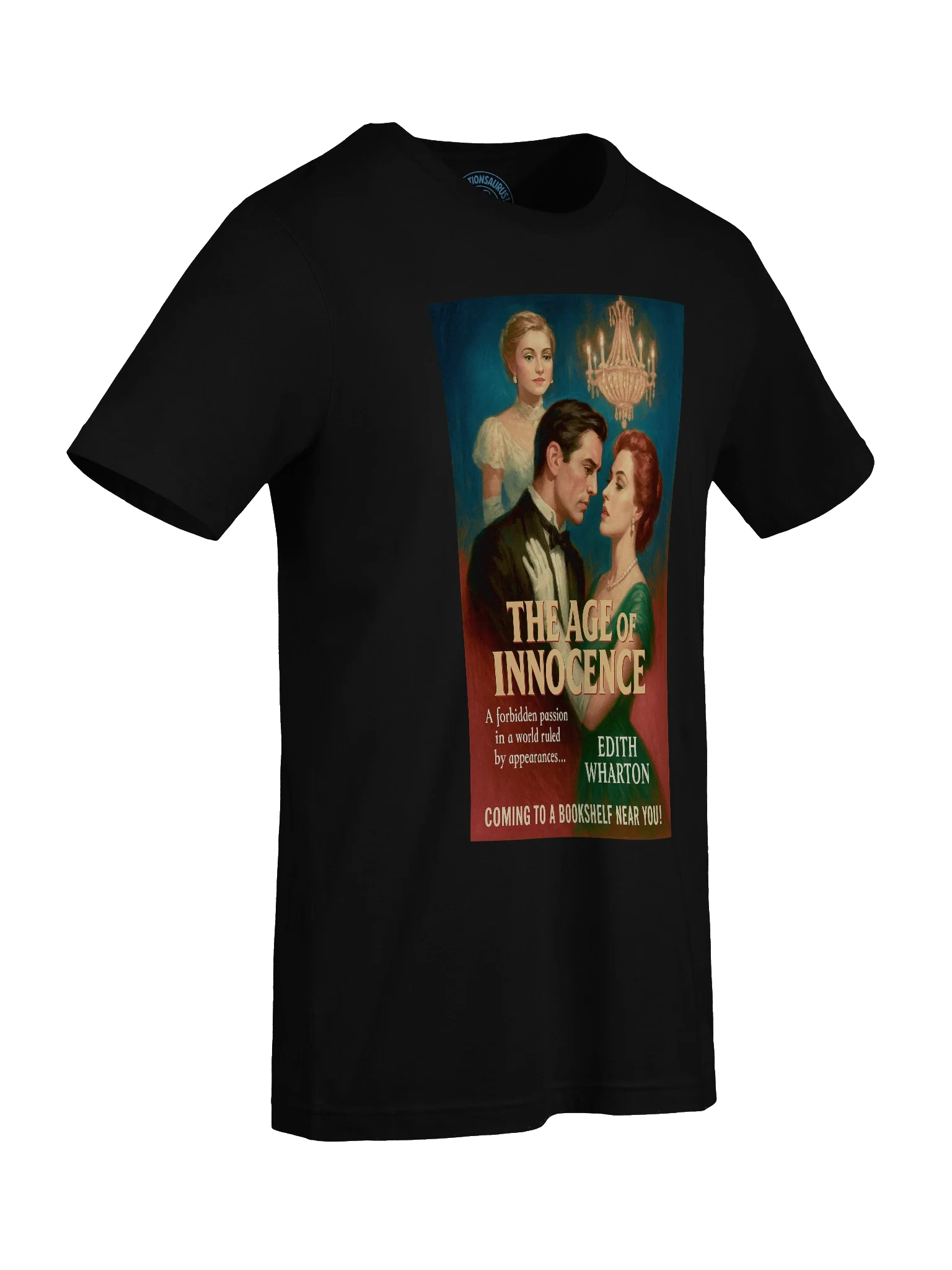 "The Age of Innocence" 1950's Faux Retro Film Poster Edith Wharton Concert Tee Fit Unisex T-Shirt product image (73)