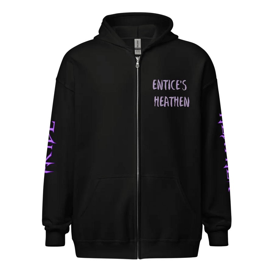 Entice's Heathen Zip Hoodie - Purple product image (11)