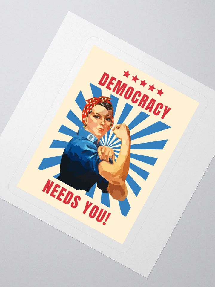 DEMOCRACY STICKER product image (7)
