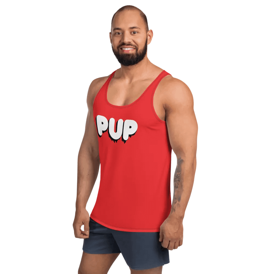 Identity Tank - PUP - Red / Black / White product image (4)