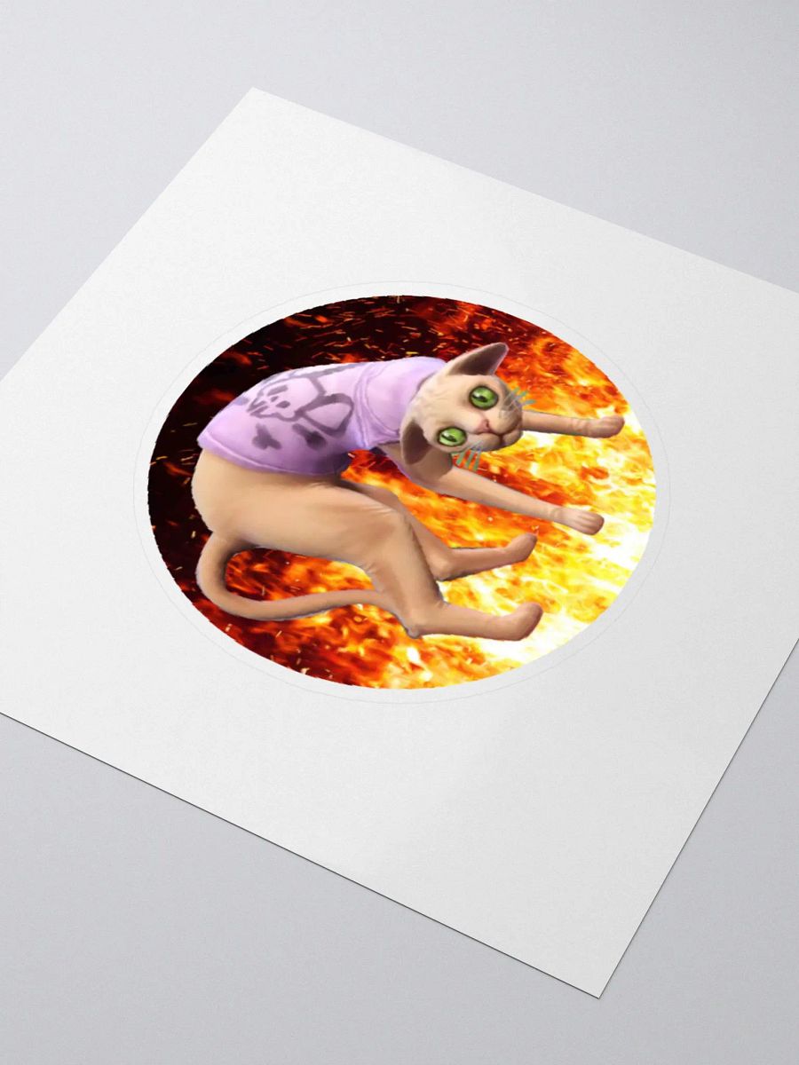King Squishy Fire Sticker product image (3)