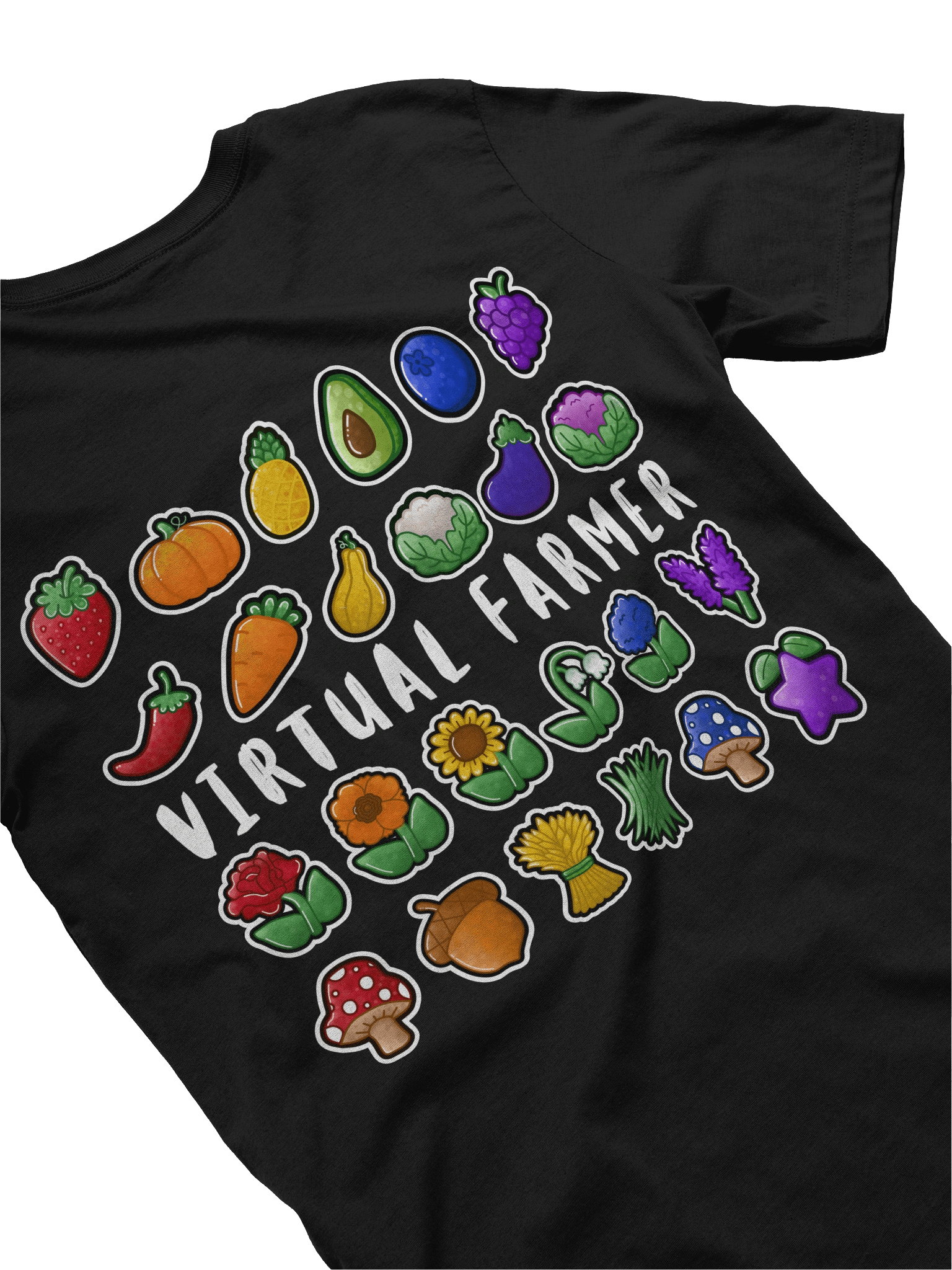 Virtual Farmer Tee - White Text product image (4)