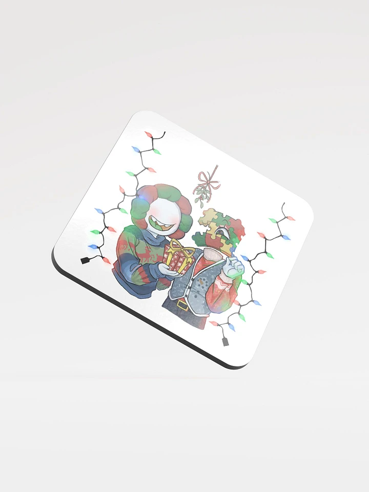 Christmas Jiggy and Flower Coaster product image (1)