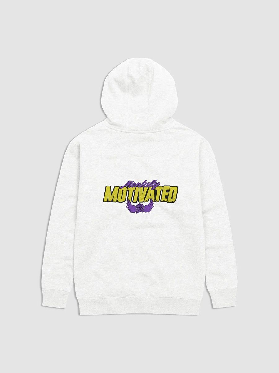 Mentally Motivated Purple & Gold White Hoodie product image (2)