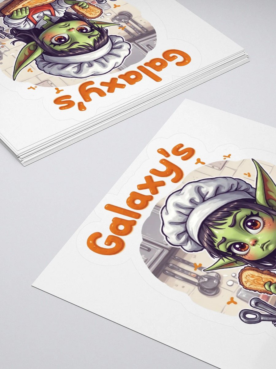 Galaxy's Cutest Chef Kiss Cut Stickers product image (10)
