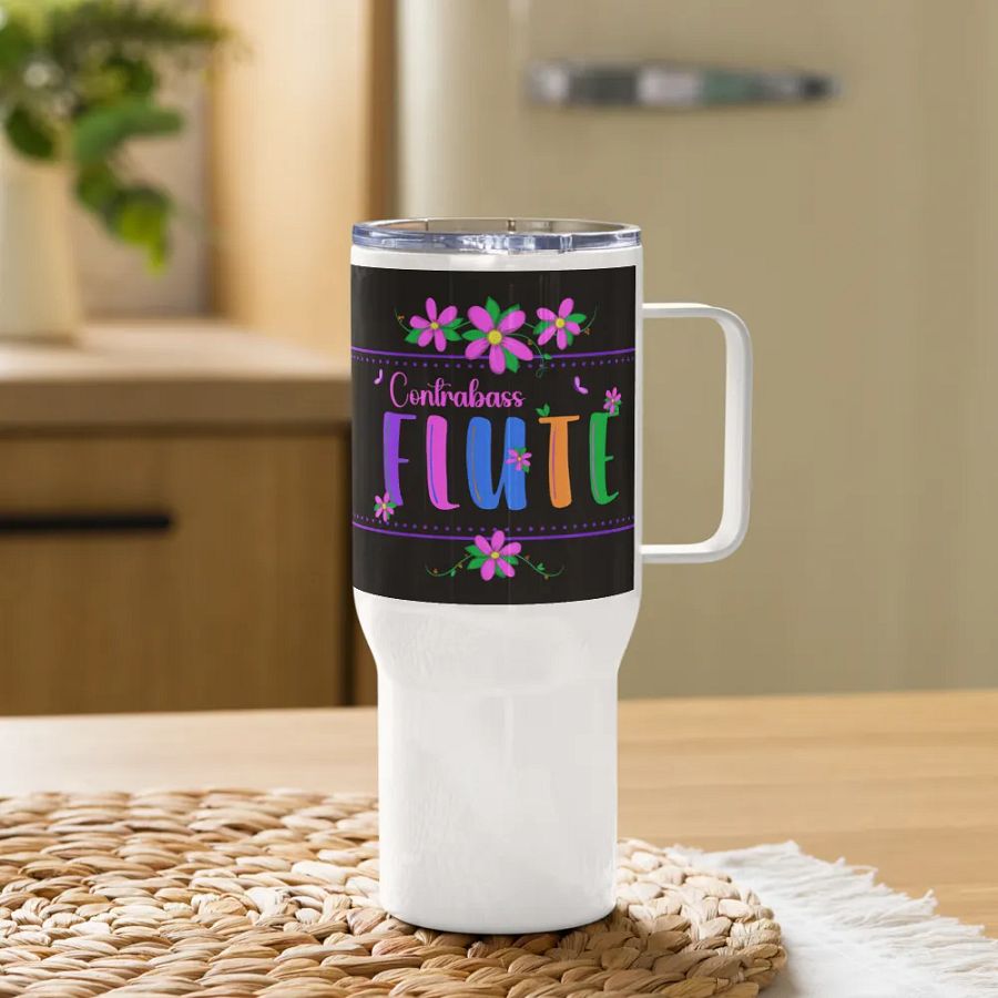 Floral Flute Travel Mug - Contrabass product image (11)