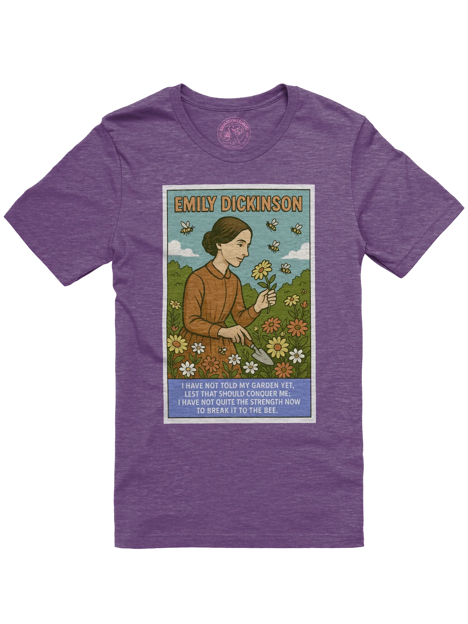 Emily Dickinson Poetry "I Have Not Told My Garden Yet" Concert Tee Fit Unisex T-Shirt product image (49)