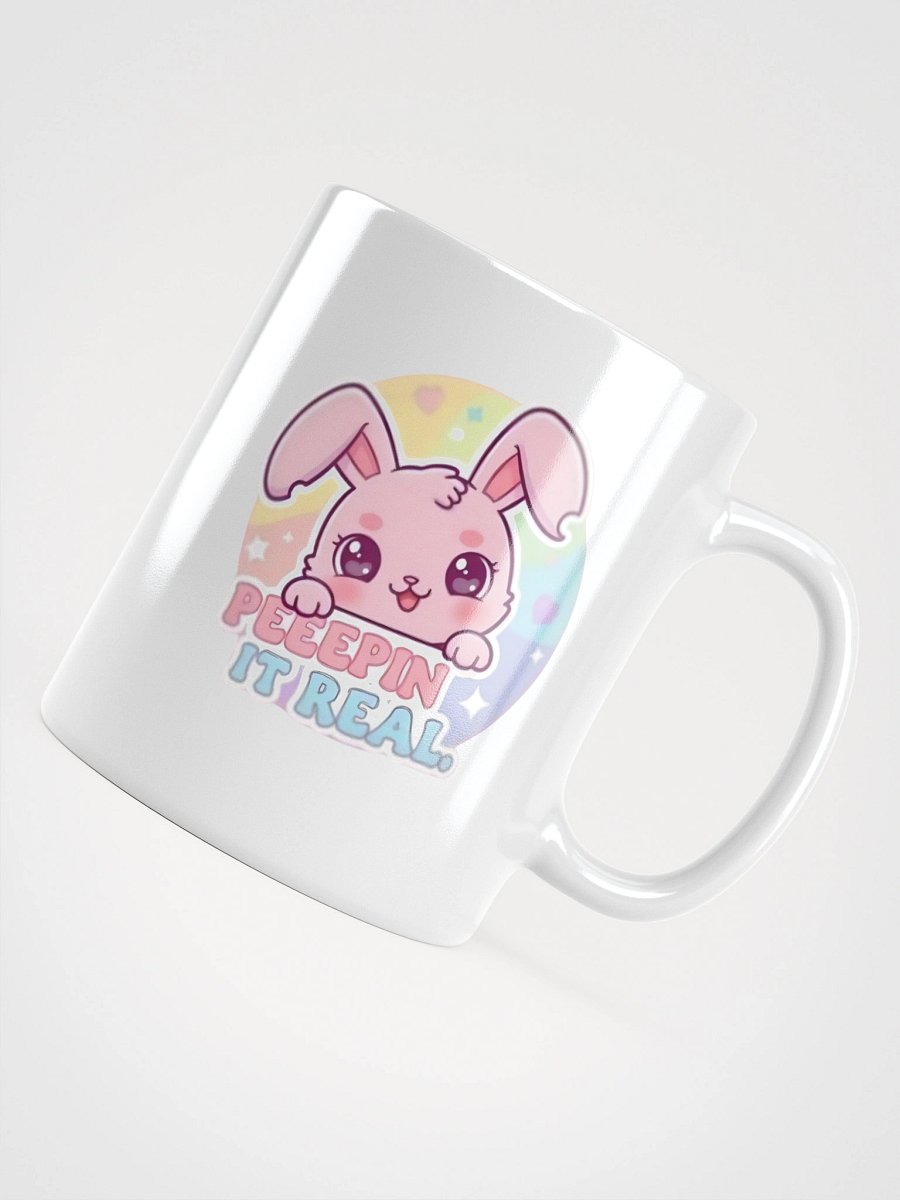 White Glossy Mug Peepin product image (12)